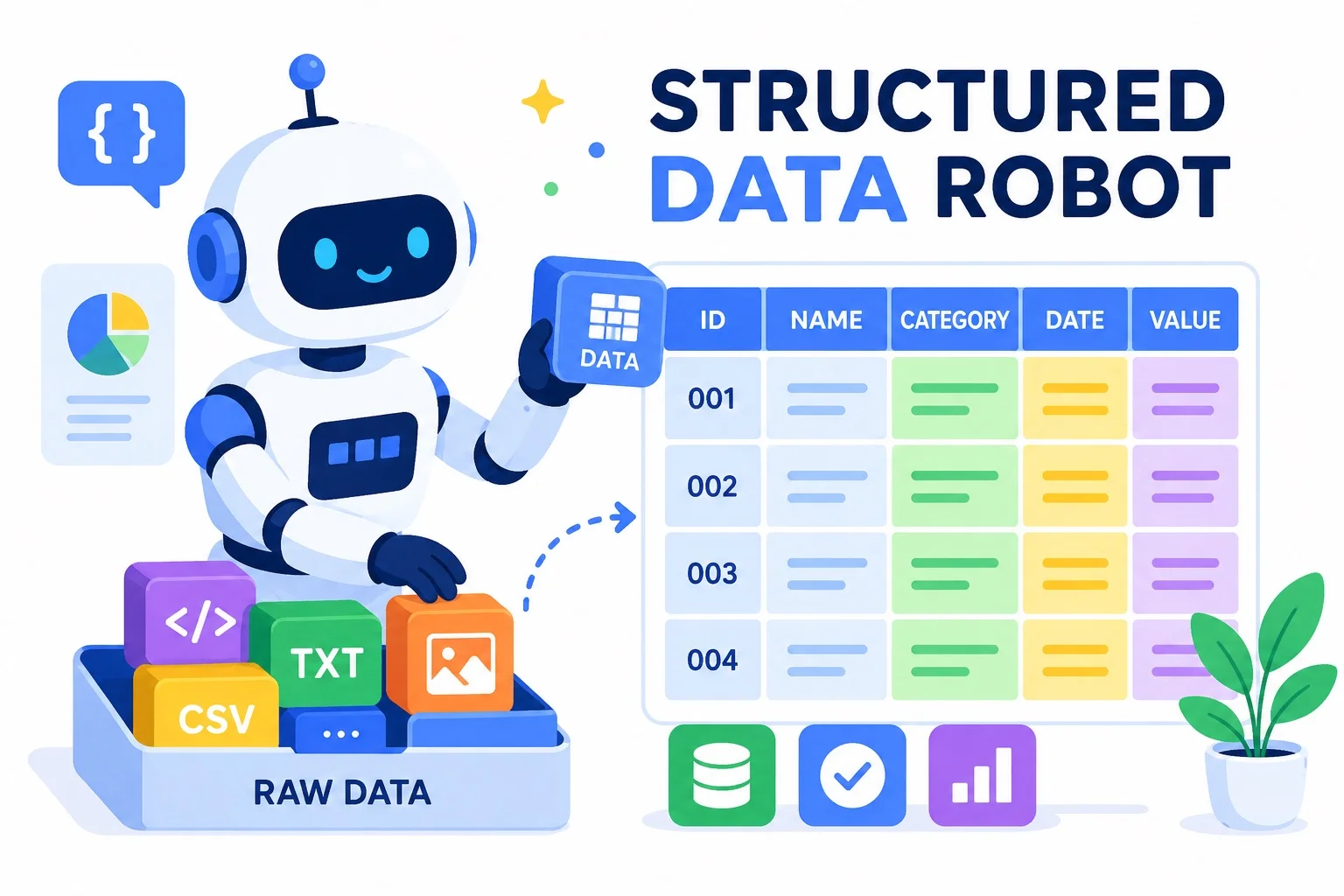 structured data robot